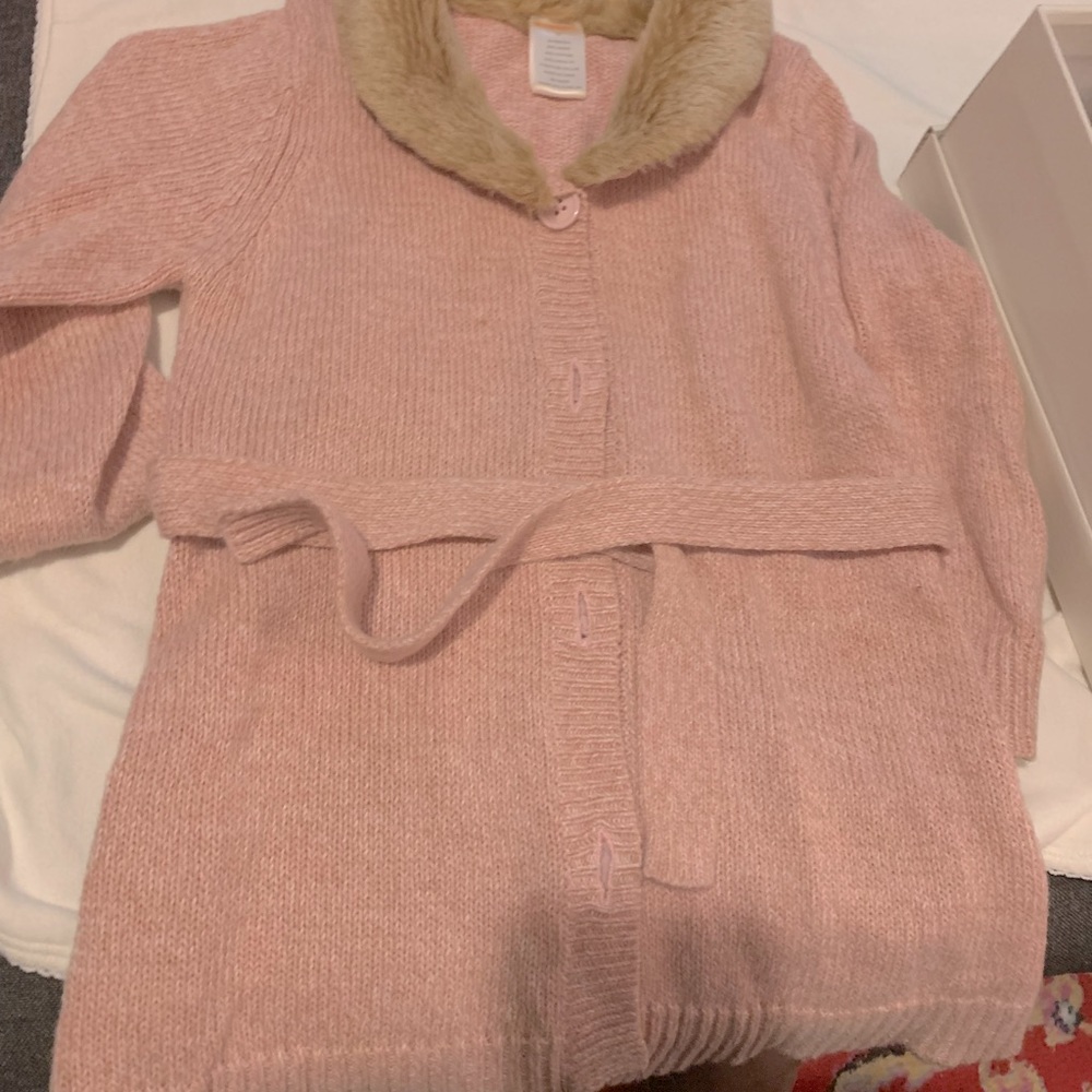 EUC Gymboree sweater with belt size 4